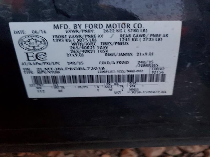 2016 Lincoln Mkx Reserve