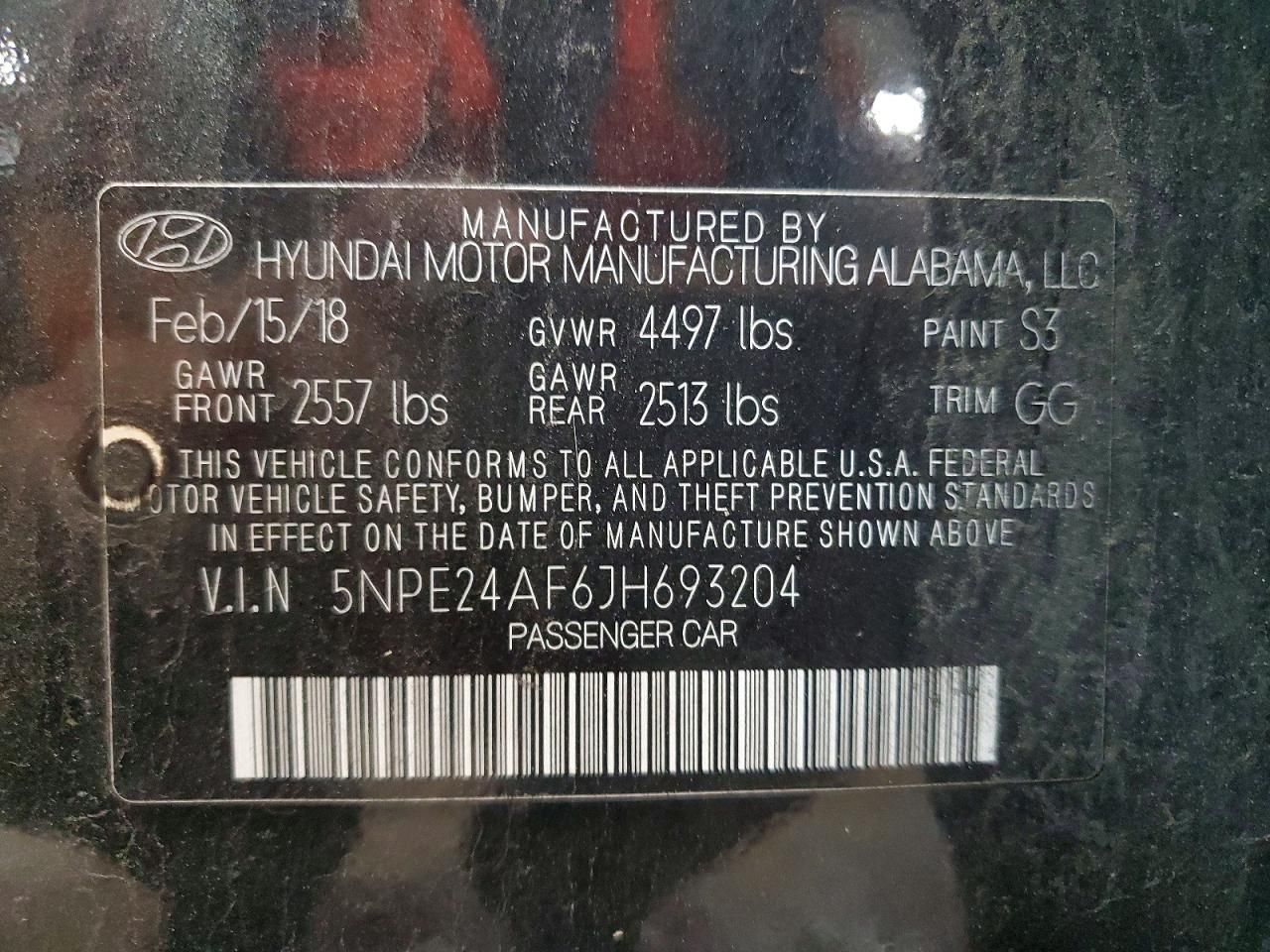 2018 Hyundai Sonata se