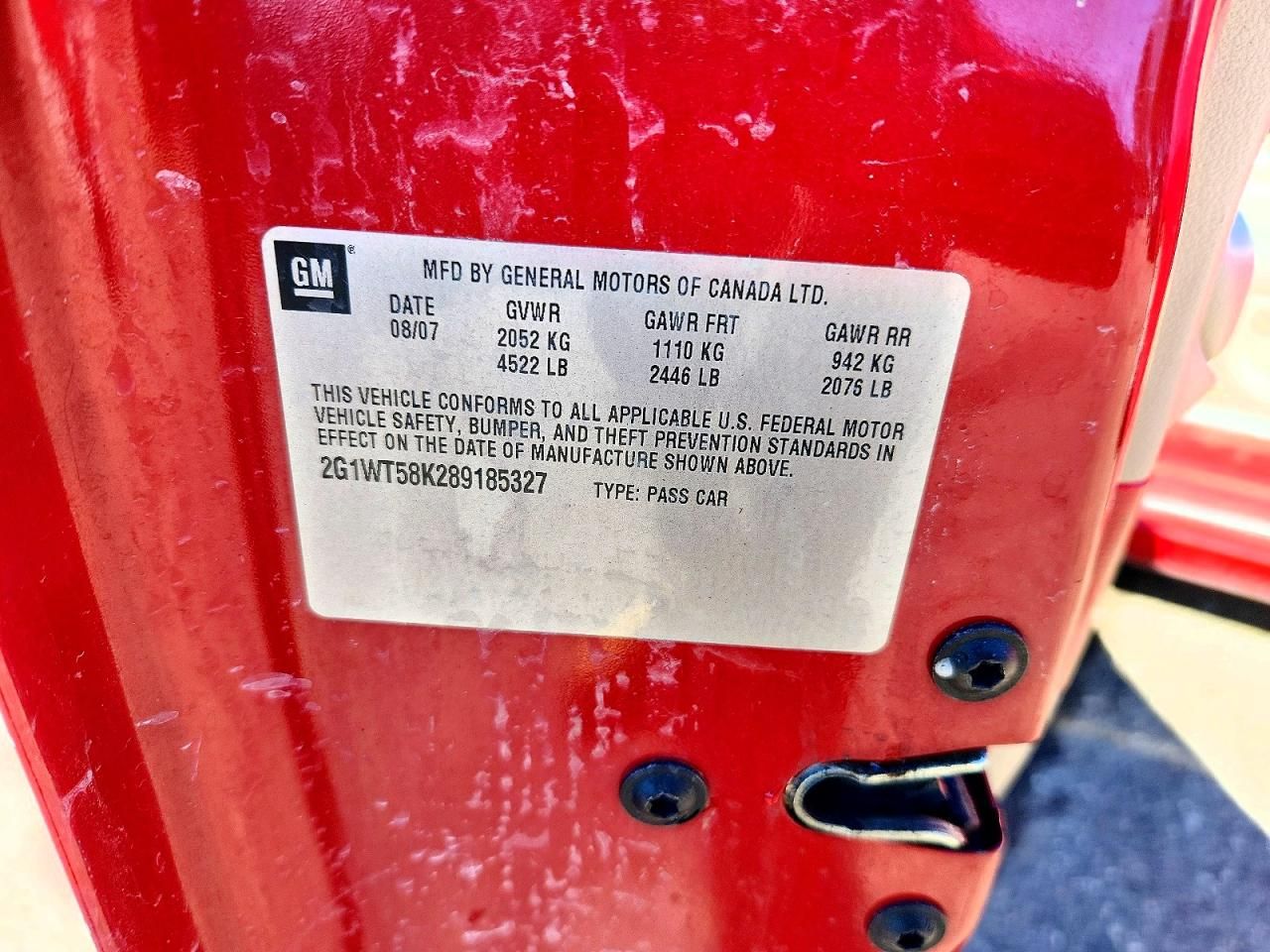 2008 Chevrolet Impala lt