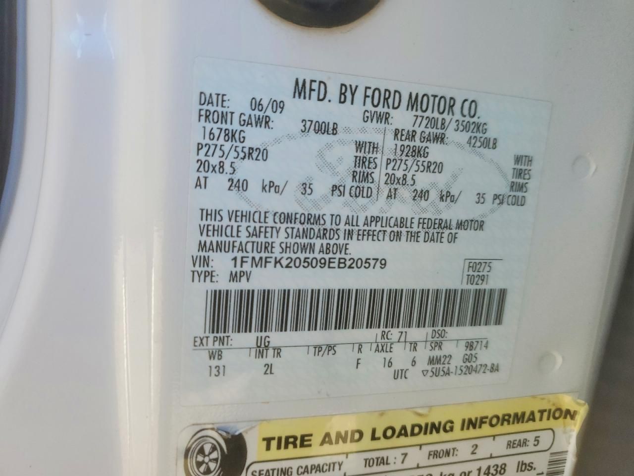 2009 Ford Expedition el Limited