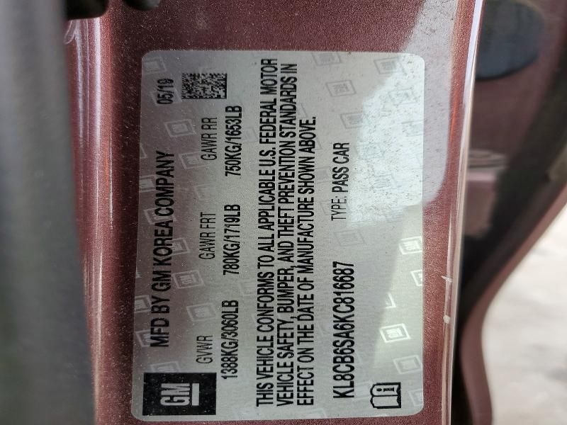 2019 Chevrolet Spark ls