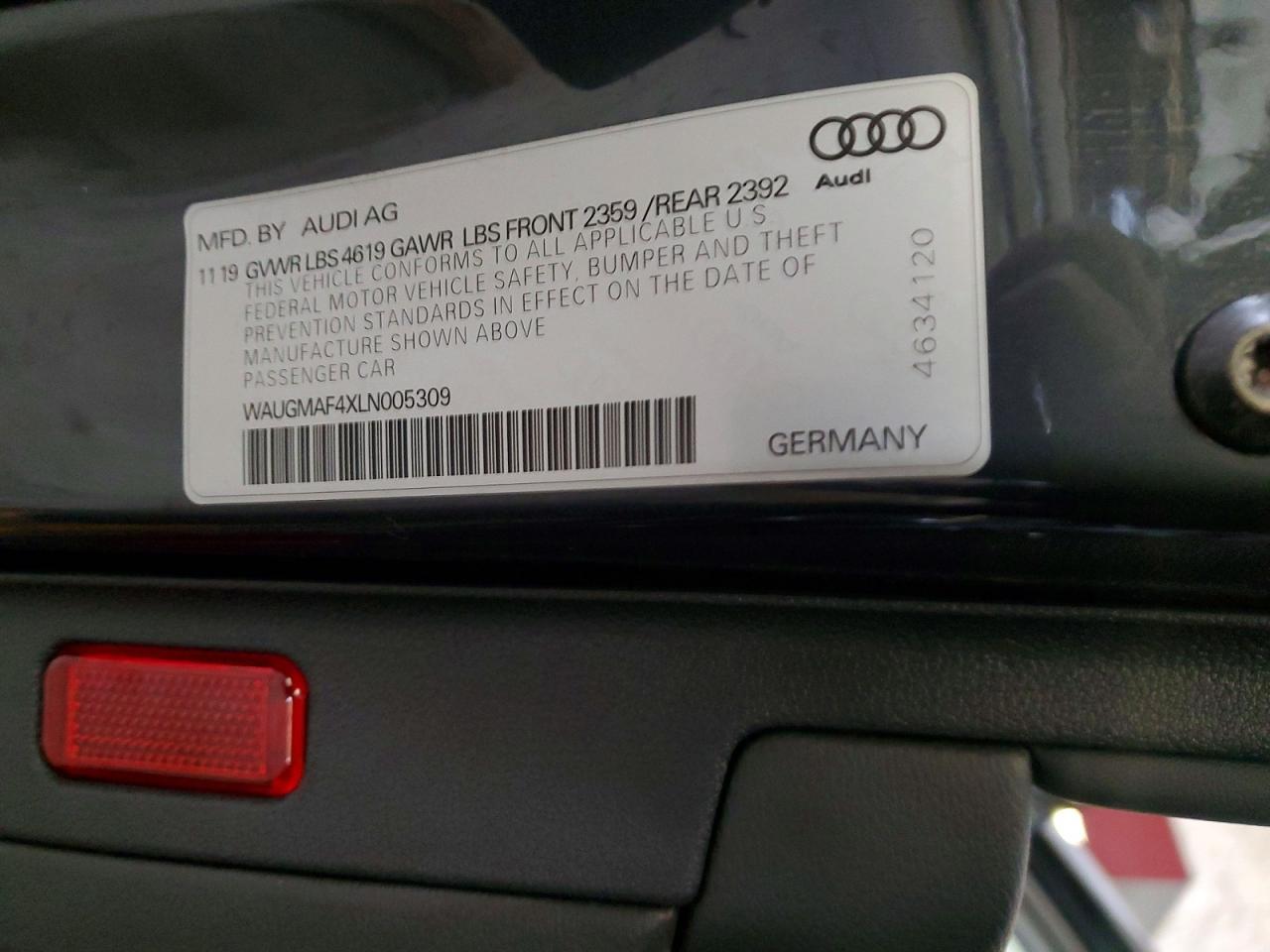 2020 Audi A4 Premium