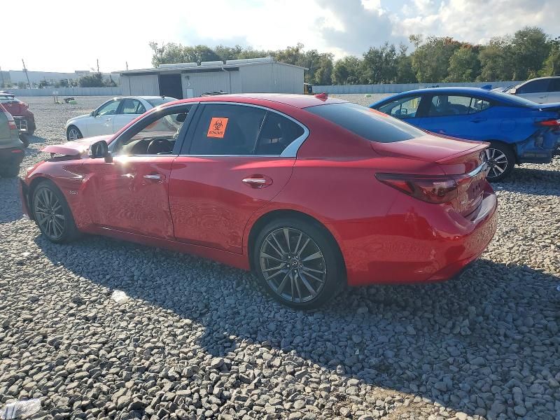 2018 Infiniti Q50 red Sport 400