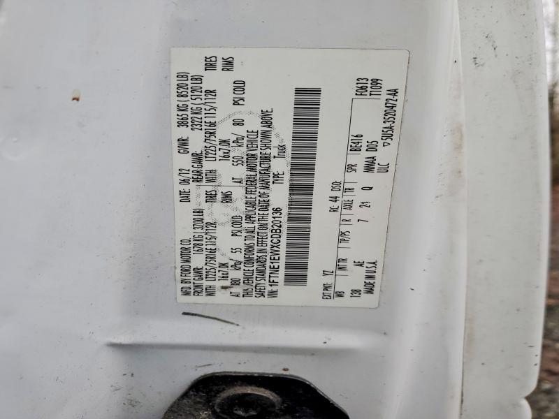 2012 Ford Econoline E150 van
