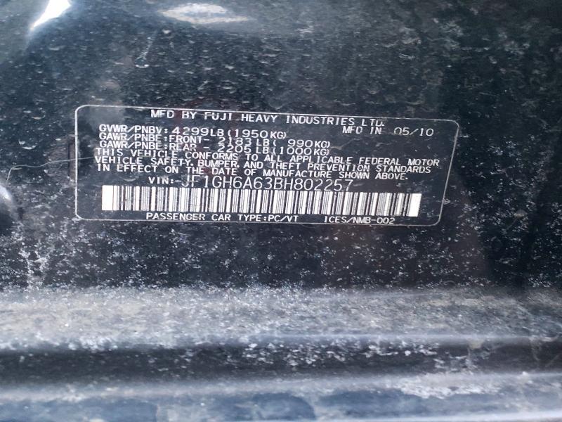2011 Subaru Impreza 2.5i