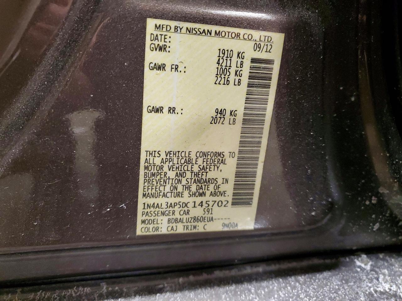 2013 Nissan Altima 2.5