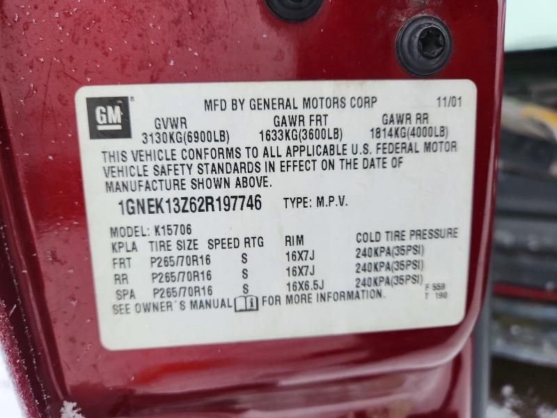 2002 Chevrolet Tahoe K1500