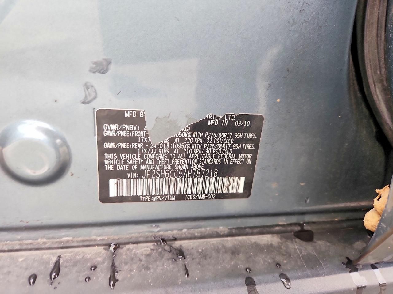 2010 Subaru Forester 2.5x Premium