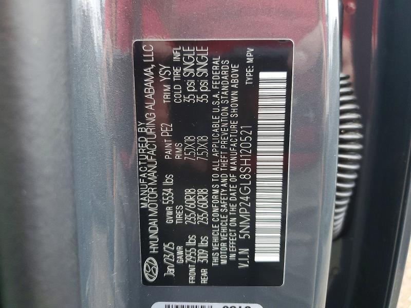 2025 Hyundai Santa fe sel