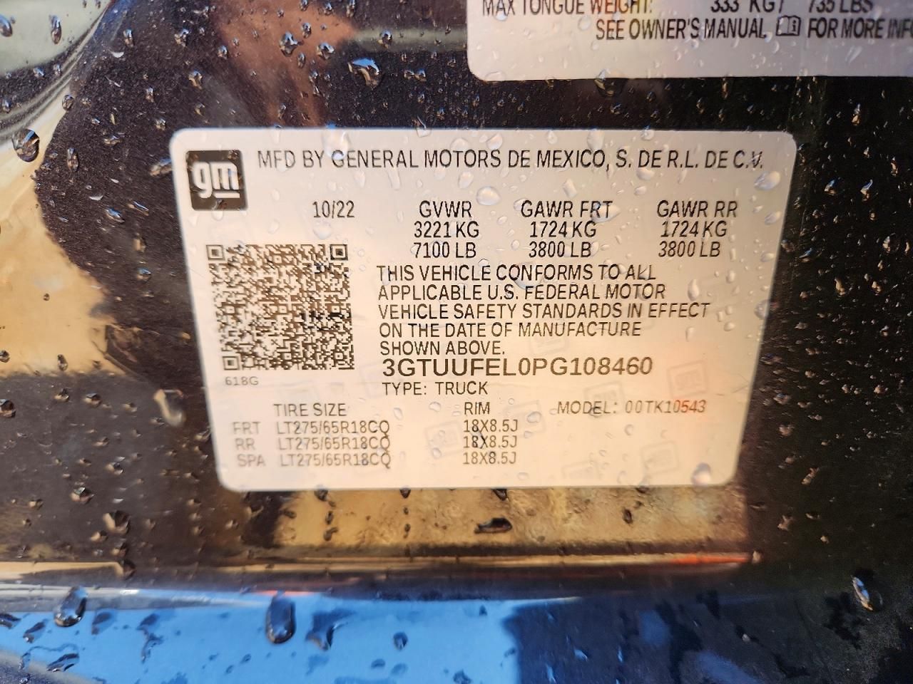 2023 GMC Sierra K1500 At4x