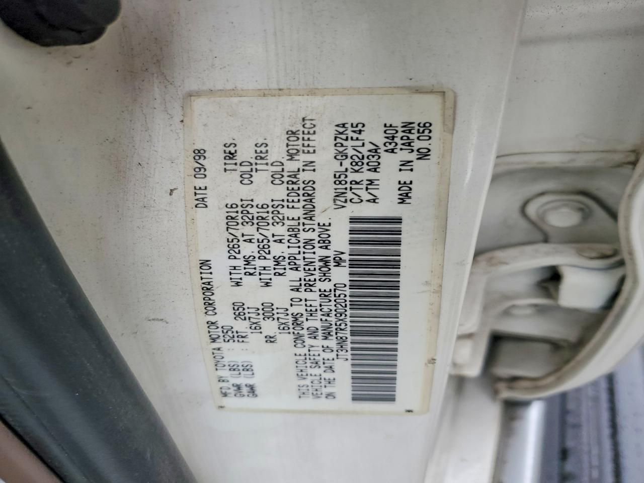 1999 Toyota 4runner Limited