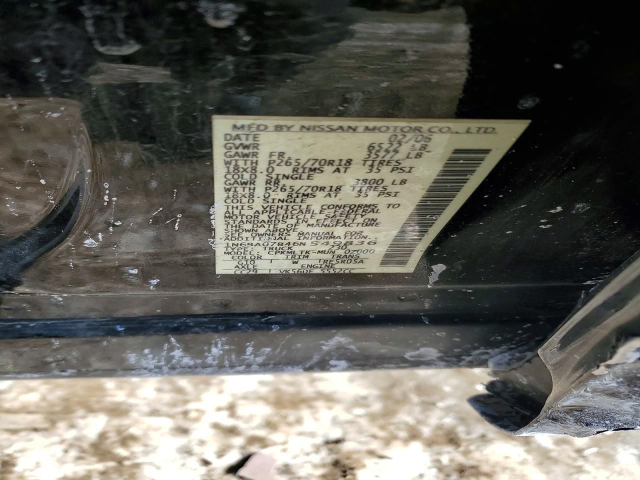 2006 Nissan Titan xe