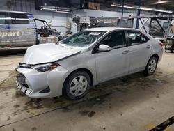 Salvage cars for sale from Copart Wheeling, IL: 2019 Toyota Corolla l