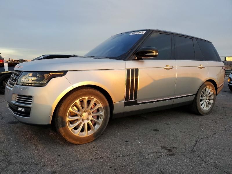 2016 Land Rover Range Rover Supercharged