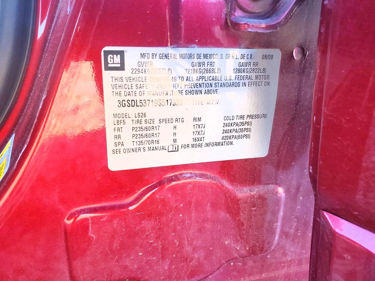 2009 Saturn Vue xr