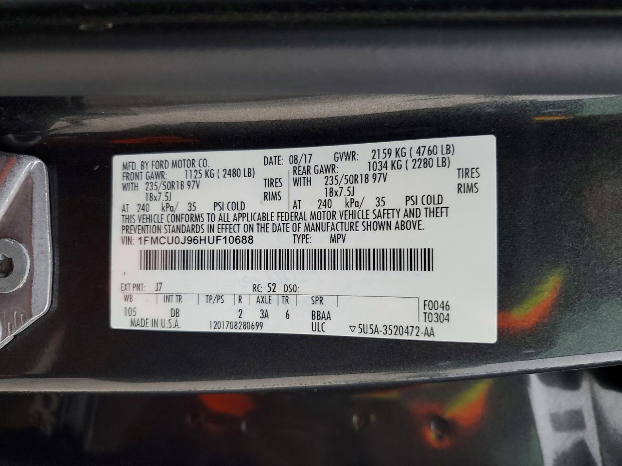 2017 Ford Escape Titanium
