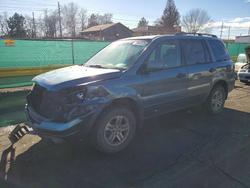 Honda Pilot salvage cars for sale: 2005 Honda Pilot exl
