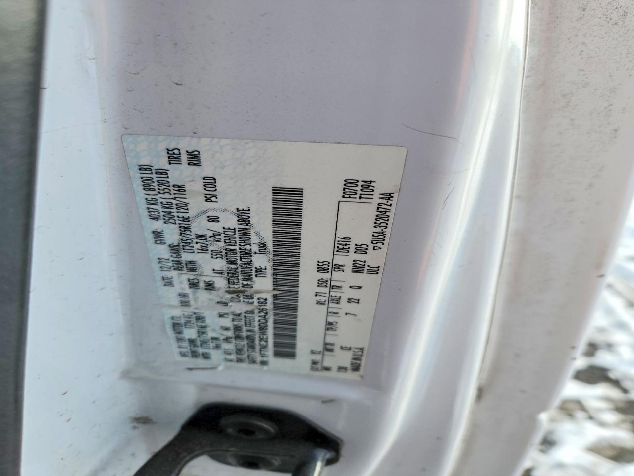 2013 Ford Econoline E250 van