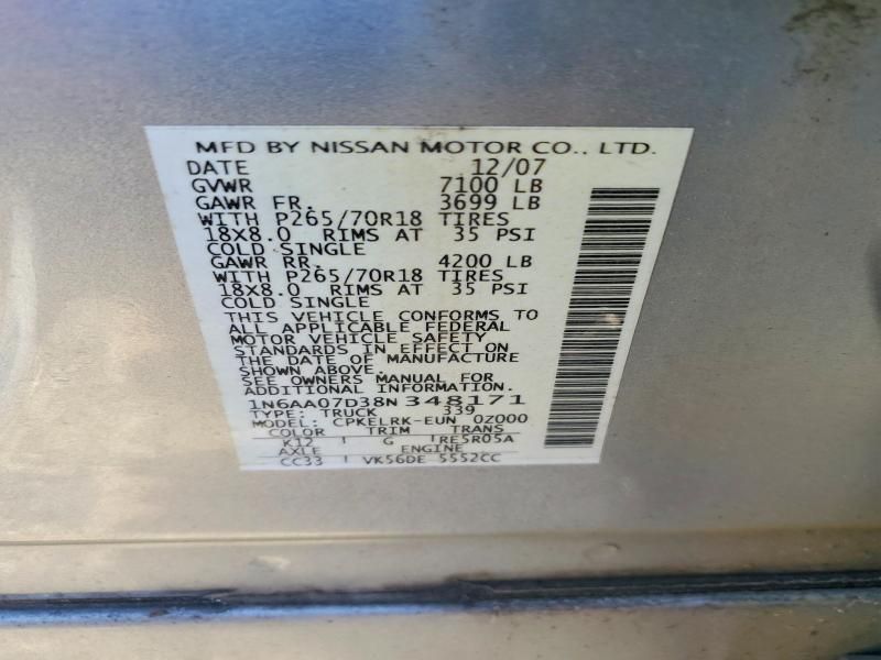 2008 Nissan Titan xe