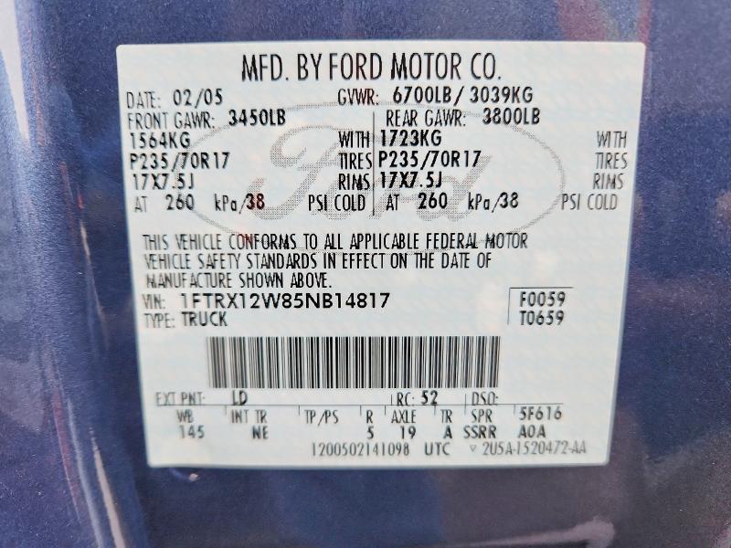 2005 Ford F150