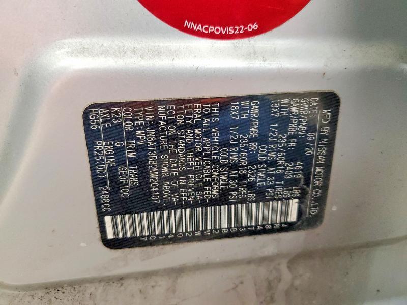 2021 Nissan Rogue sv