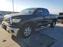Salvage cars for sale from Copart Wilmer, TX: 2010 Toyota Tundra Double cab SR5