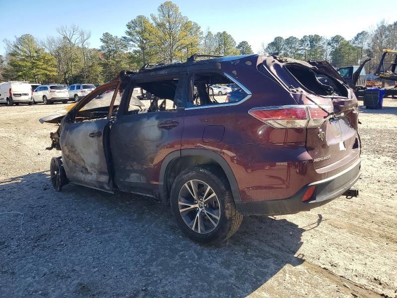 2016 Toyota Highlander xle