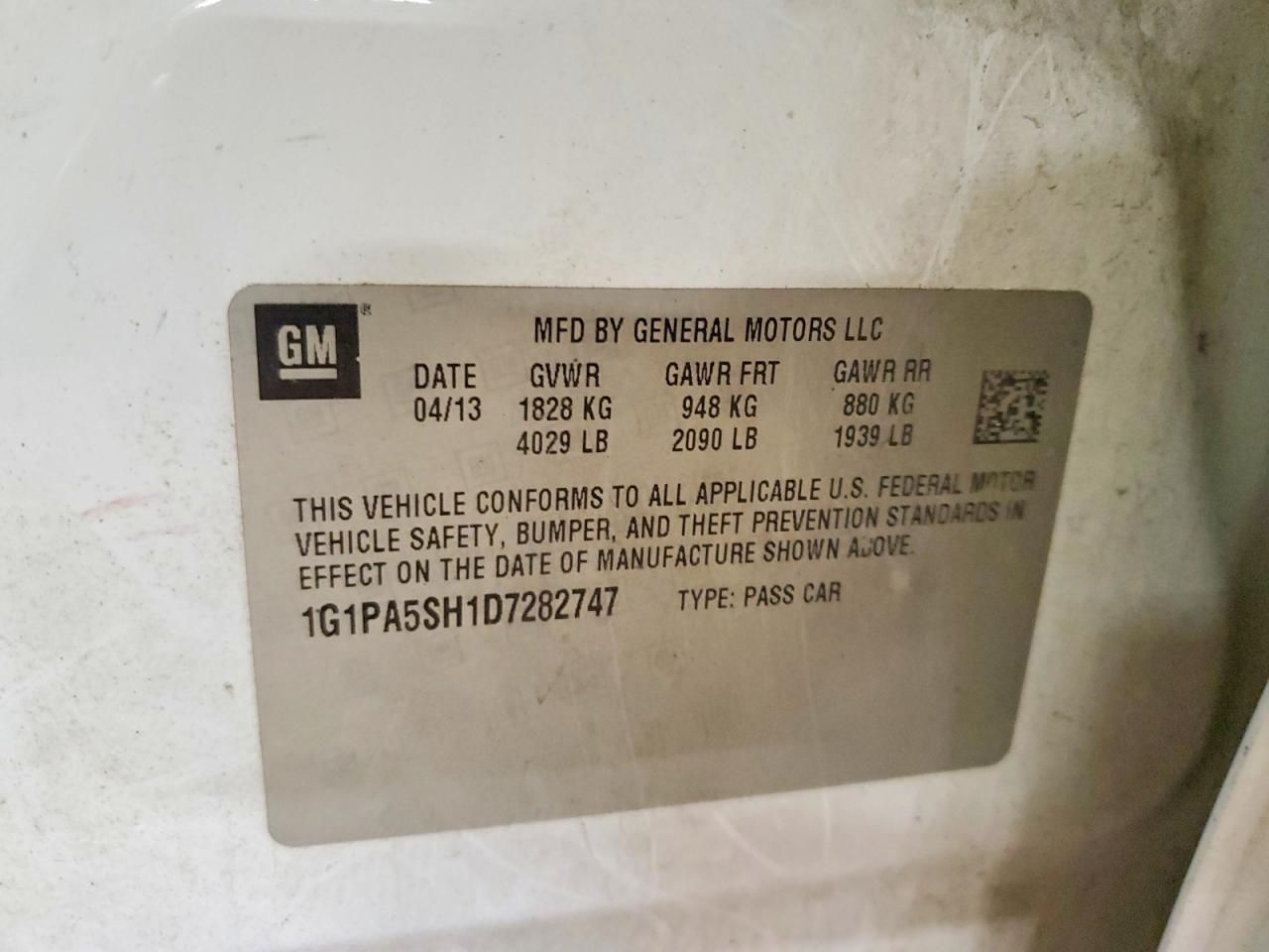 2013 Chevrolet Cruze ls