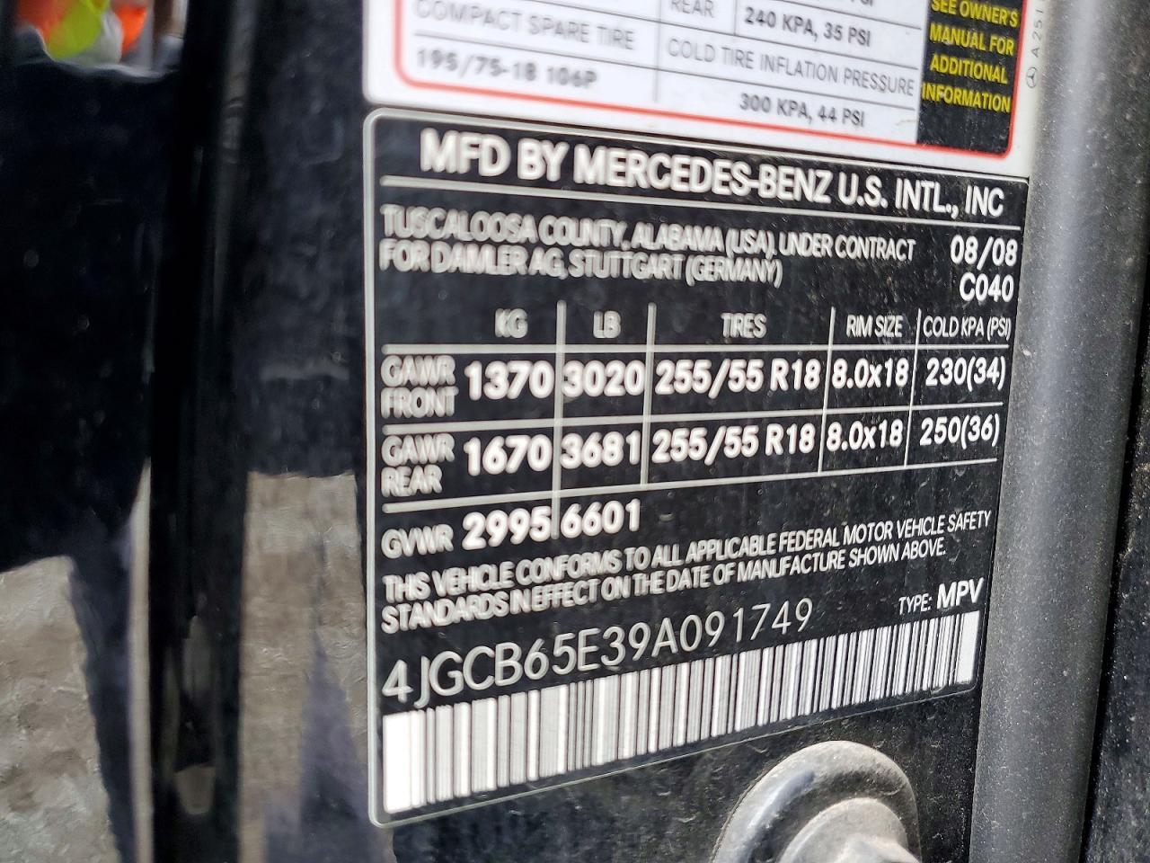 2009 Mercedes-Benz R 350 4matic