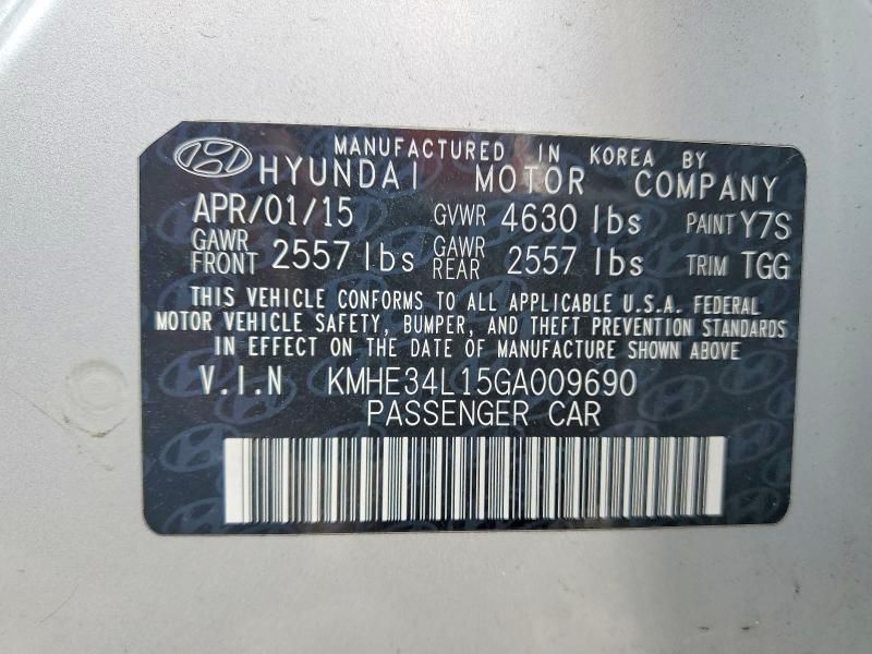 2016 Hyundai Sonata Hybrid