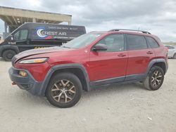 Jeep Cherokee salvage cars for sale: 2016 Jeep Cherokee Trailhawk