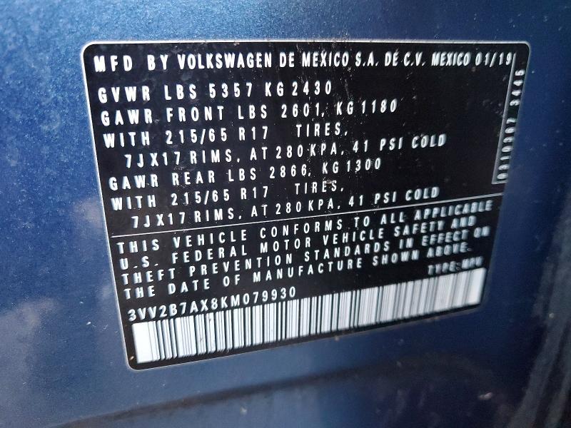2019 Volkswagen Tiguan se