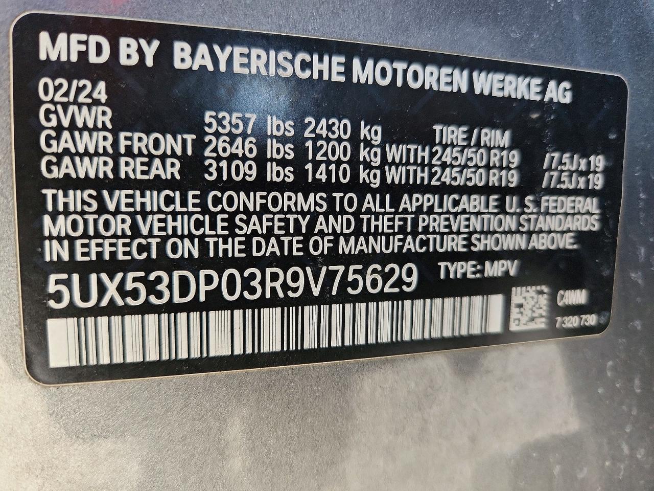 2024 BMW X3 Xdrive30i