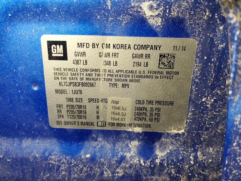 2015 Chevrolet Trax 1LS