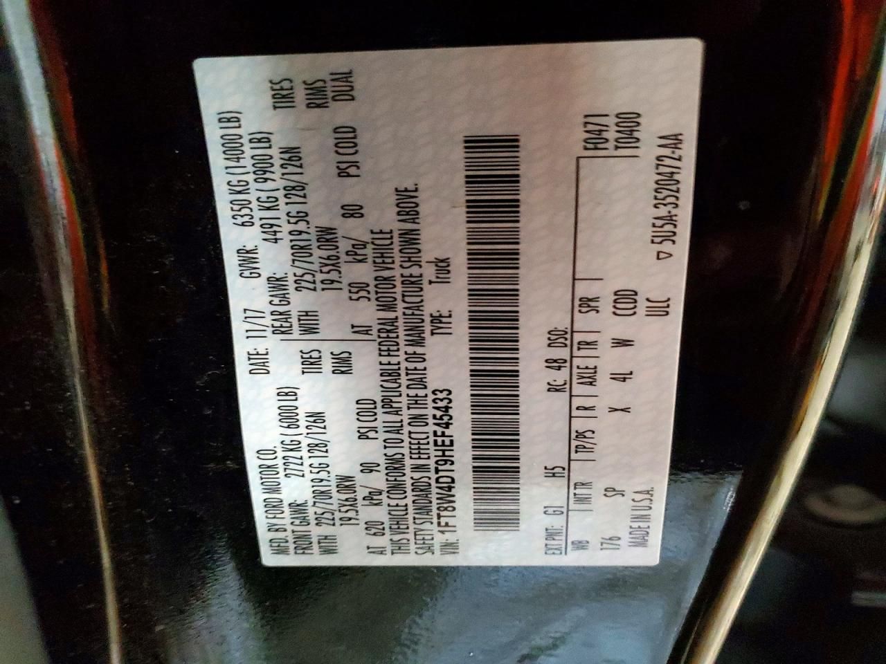 2017 Ford F450 Super Duty