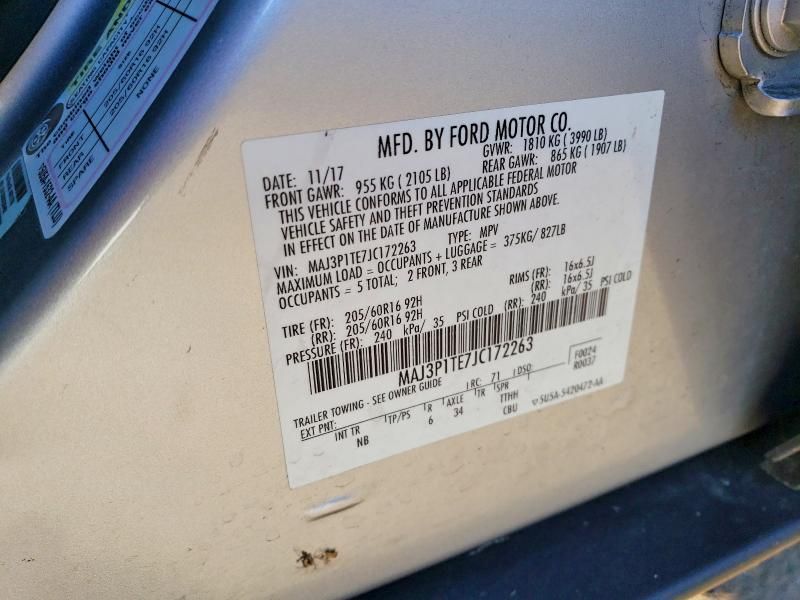 2018 Ford Ecosport se