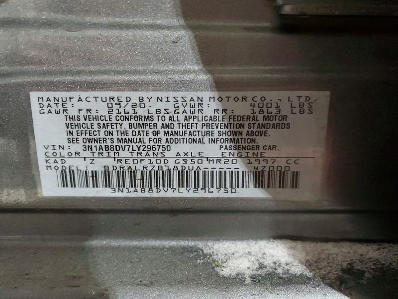 2020 Nissan Sentra sr