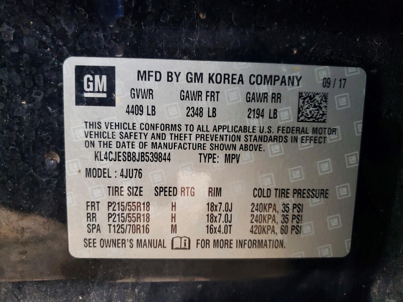 2018 Buick Encore Preferred