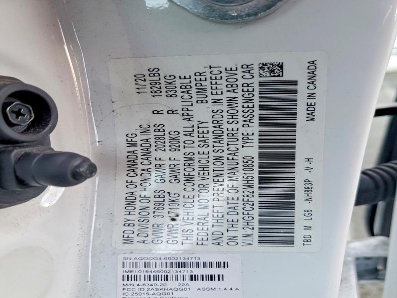 2021 Honda Civic Sport