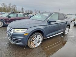 Audi salvage cars for sale: 2018 Audi Q5 Premium Plus