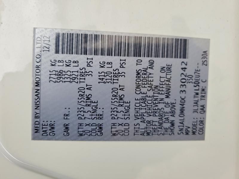 2013 Infiniti Jx35 Base