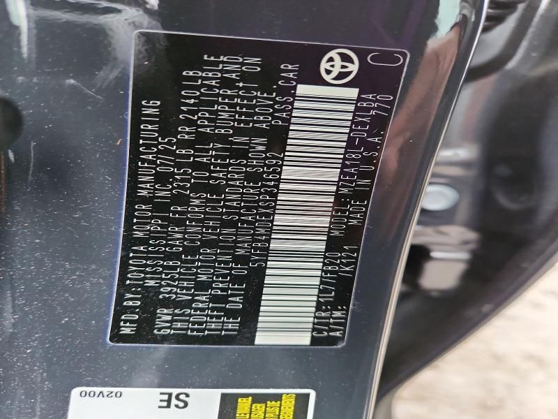 2025 Toyota Corolla le