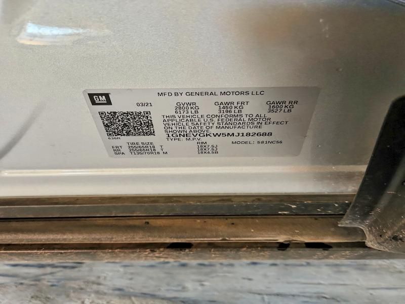 2021 Chevrolet Traverse lt