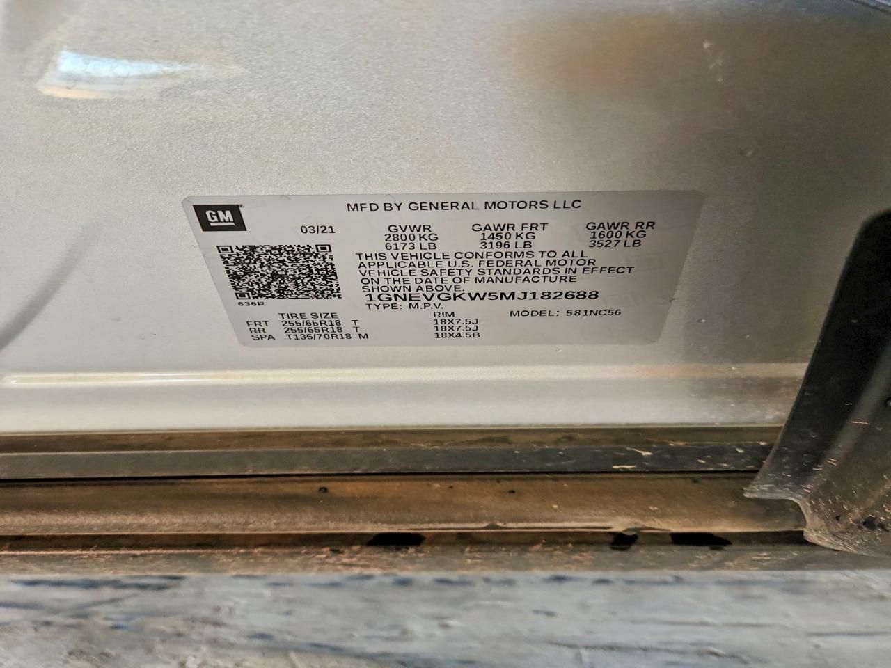 2021 Chevrolet Traverse lt