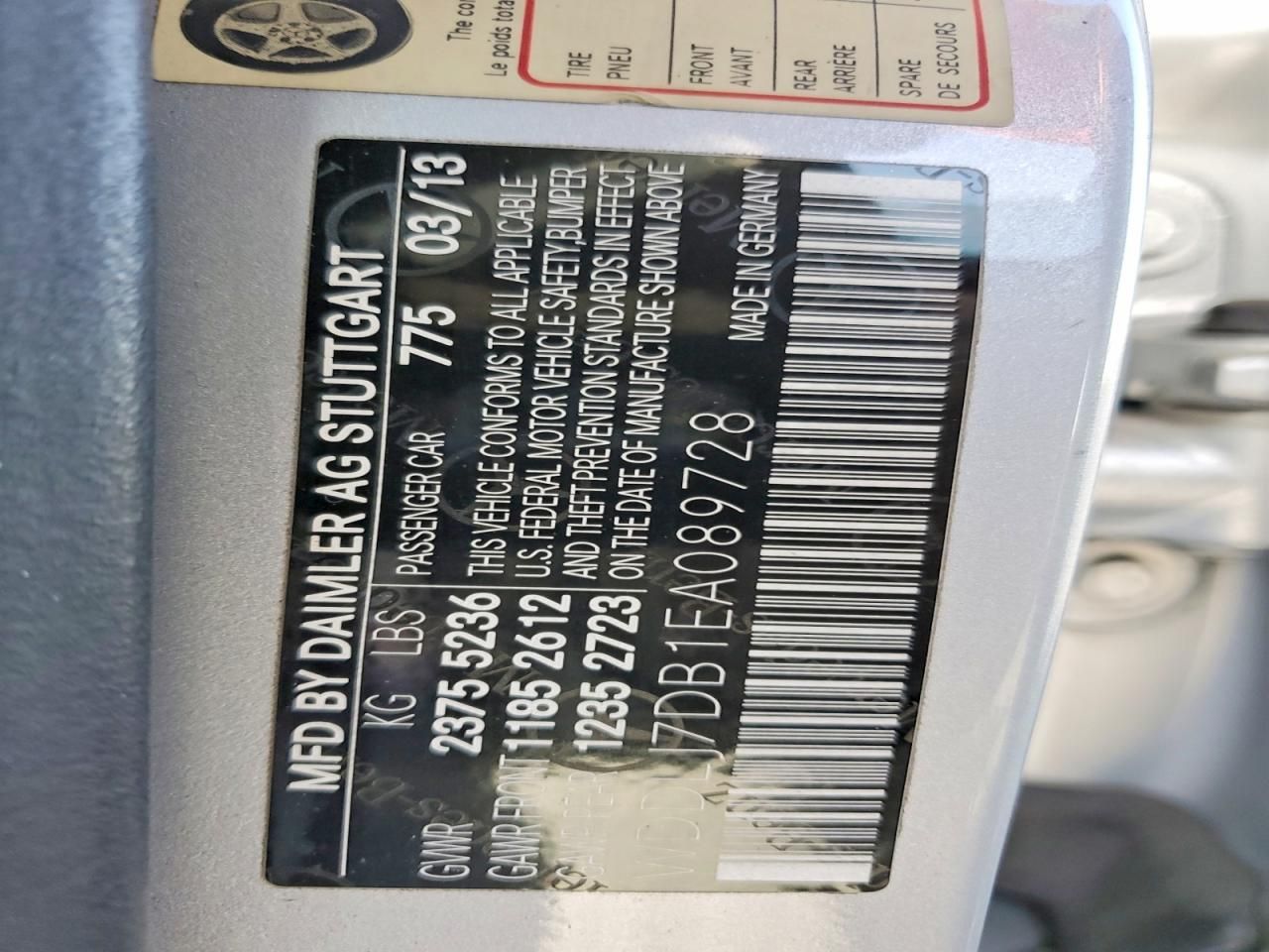 2014 Mercedes-Benz Cls 550