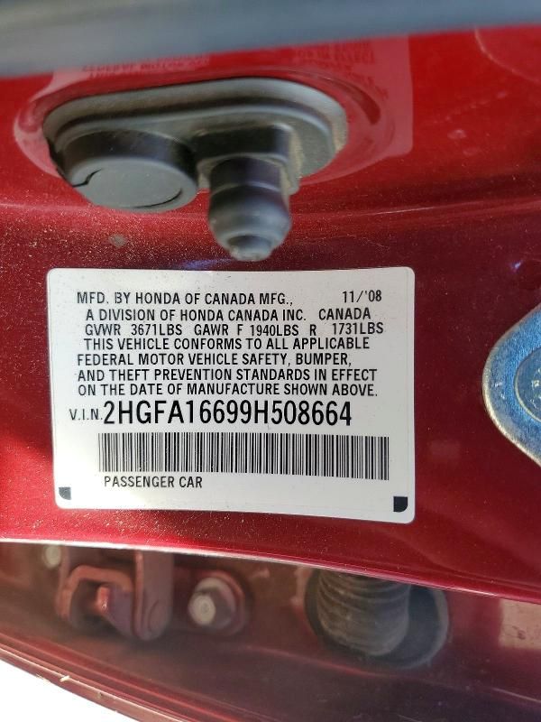 2009 Honda Civic Lx-s