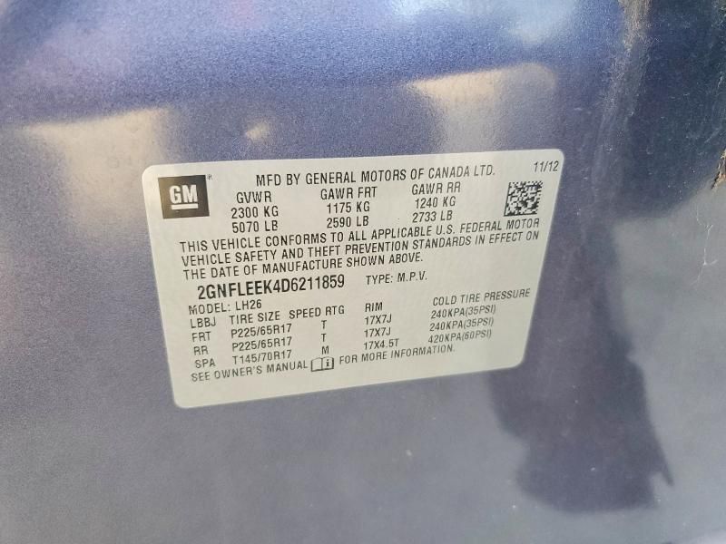 2013 Chevrolet Equinox lt