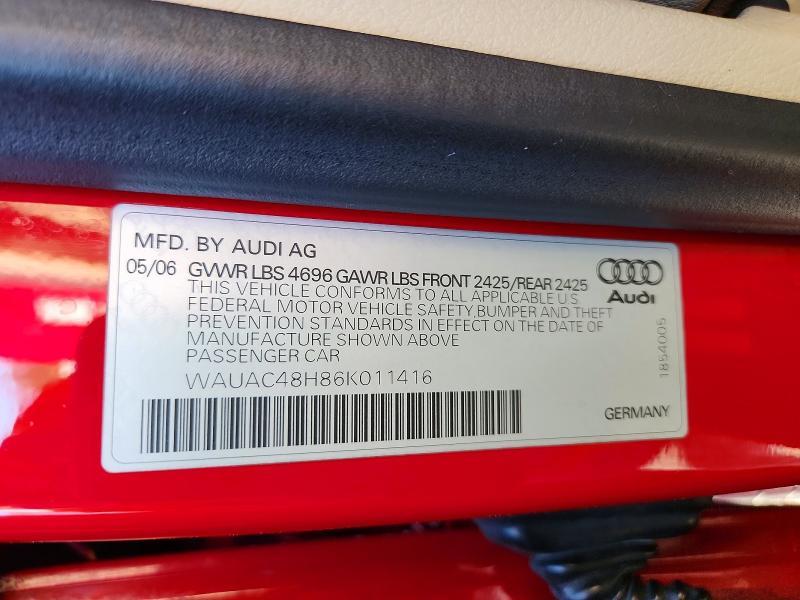 2006 Audi A4 1.8 Cabriolet