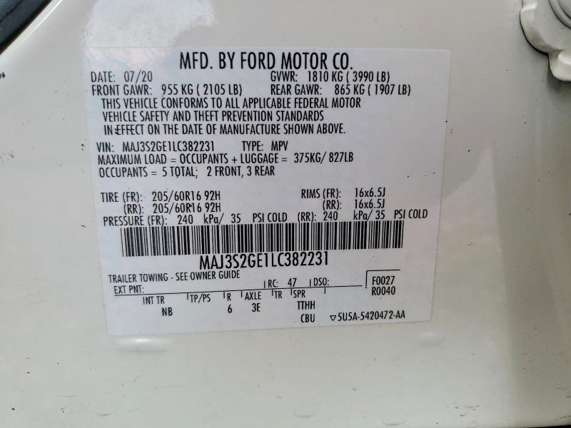 2020 Ford Ecosport se