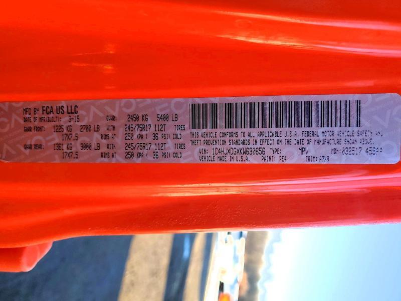 2019 Jeep Wrangler Unlimited Sport